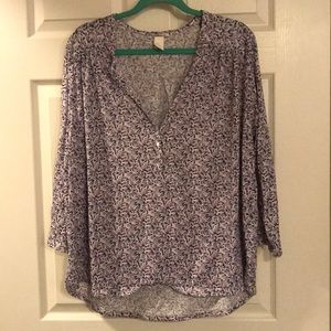 H&M patterned blouse